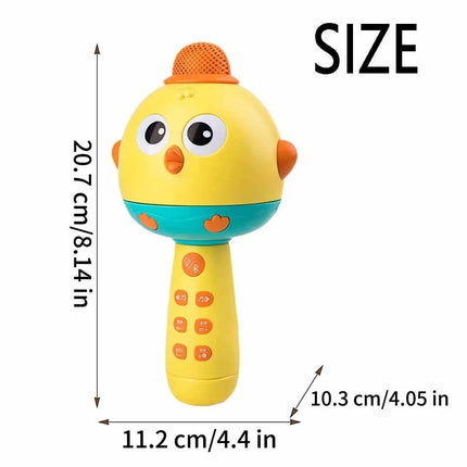 Cute Children Wireless Microphone Music Handheld Kids Microphone with Speaker Educational Toys Rechargeable