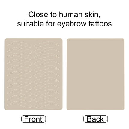 Microblading Eyebrow Tattoo Practice Skin Latex Fake Tattoo Skin Permanent Makeup Eyebrow Training Skin Tattoo Accessories