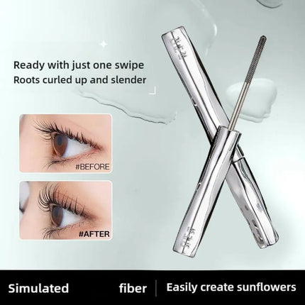 Eyelash Primer Thick Thin Curling Shape Natural Long Lasting Mascara With Thread 3D Brush Head Women Make Up