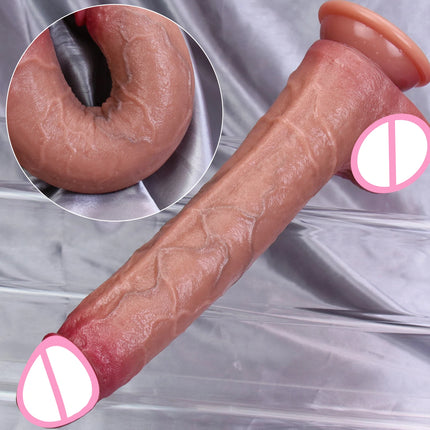 Realistic Soft Silicone White Dildo Artificial Penis Male Genitals Woman Anal Adult Toys Vaginal Masturbation Suction Cup Dick