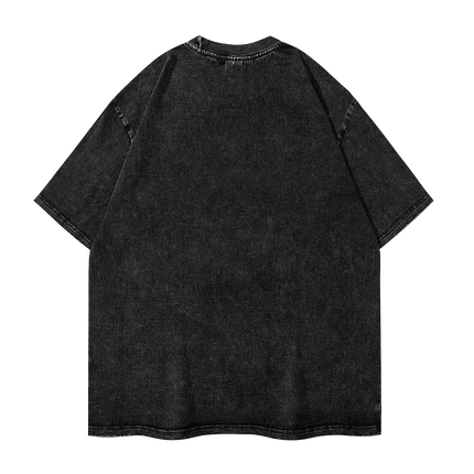 Washed T Shirts Horror Silent Hill Heavens Night Hip Hop T-Shirt Street  Streetwear Short Sleeve Printed Tops Tees Men Women