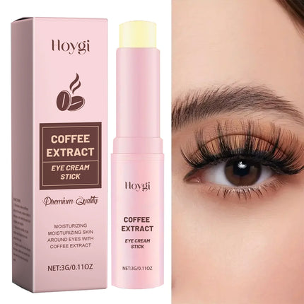 Caffeine eye cream stick nourishes the skin, improves fine lines, relieves eye bags and dark circles, and brightens the eye skin