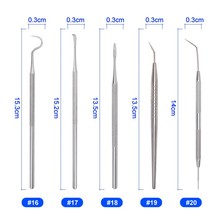 1pcs Tartar Scraper Scaler Plaque Remover Dental Mirror Teeth Pick Spatula Dentist Hygiene Oral Care Kit Tooth Cleaning Tool