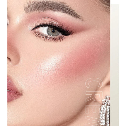 1pc Face Blush Cream Stick Korean Makeup Cosmetic Waterproof Long Lasting Lipstick Red Matte Blush Stick  Makeup Cream Blush