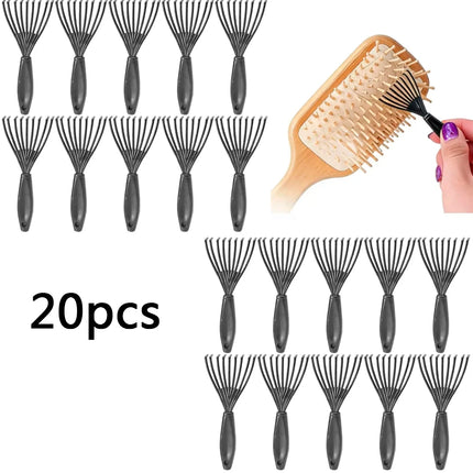 Hair Brush Cleaner Tool, Cleaner Hair Brush Cleaner Hair Dirt Remove Comb Embeded Tool for Home Salon