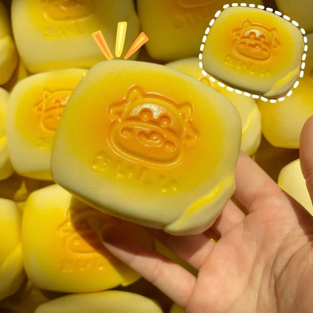 Squishy Simulated Milk Cake Bread Squeeze Toy Super Soft Stress Relief Slow Rising Sensory Fidget Toys for Kids and Adults