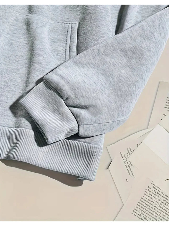 Casual Women Hoodie with Butterfly Print Kangaroo Pocket Long Sleeves Casual Stylish Pullover Hooded Sweatshirt with Drawstring