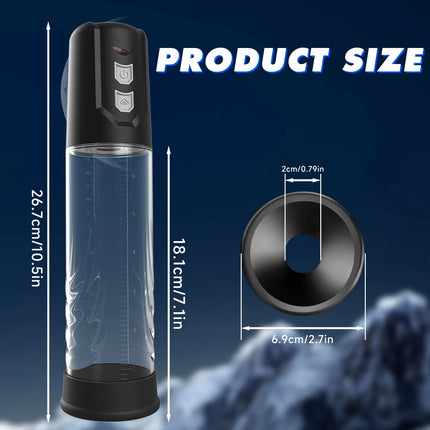 Male Penis Training Device Electric Masturbation Pump Vaccum Suction Channel Adult Fun Lasting Ideal Choice Sex Toys for Men