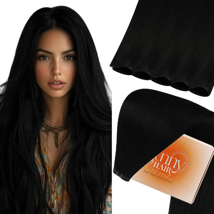 Sunny Hair Genius Weft Hair Extensions Human Hair Sew in Extensions Genius Human Hair Wefts Brazilian Hair For Women