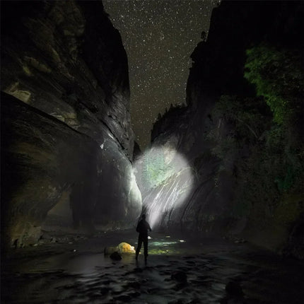 T6 LED Rechargeable Flashlight High Power Outdoor Tactical Torch Multifunction Aluminum Alloy Emergency Camping Light Battery No