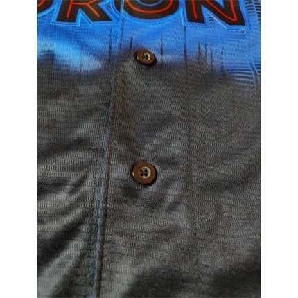 Boyfriend Style Men's Toronto Baseball Jersey Embroidery Loose Uniforms Breathable Outfits Casual Sports Short Sleeves Shirts