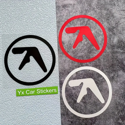 1PC Aphex Twin Vinyl Sticker Waterproof Decal for Laptop Truck SUV Door Motorcycle Rear Window Car Decor