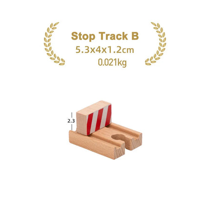 Kinds Of Wooden Track Accessories Beech Wood Railway Train Track Toys Fit for Biro All Brands Wooden Tracks Kids Education Toys