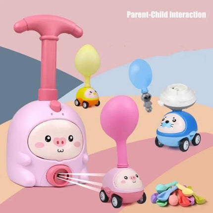 Inertial Air Power Air Power Balloon Car Aerodynamic Flying Children Gits Aerodynamic Flying Toy Rocket Balloon Launcher