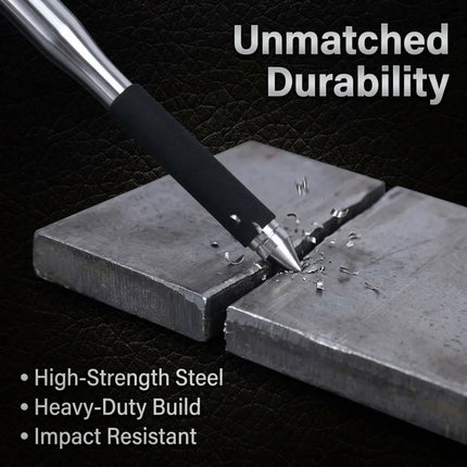 50cm Stainless Steel Baseball Bat Multifunctional Emergency Stick for Car Anti-Slip Comfortable Grip Baseball Bat Self-Defense