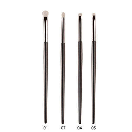 1pc White Pony Hair Eyeshadow Makeup brushes Small Smudge Precision Crease Detail Bevel Eye Shadow Make up brush Liner Lip