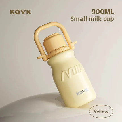 Portable Insulated Coffee Cup | Trendy Milk Bottle Design