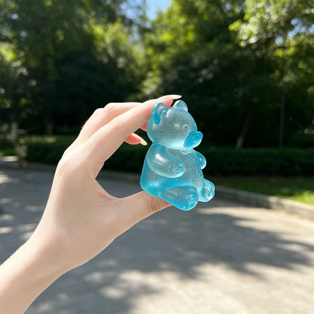 N-Doh Gummy Bear Squishy Toy Soft Stress Relief Sensory Fidget Squeeze Toy for Kids & Adults Non-Toxic Anxiety Relief Desk Toy