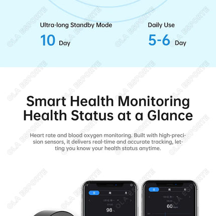 NEW Smart Ring Blood Pressure Heart Rate Sleep Monitoring Smartring IP68 & 5ATM Waterproof Multi-sport Mode Smartring Man Women