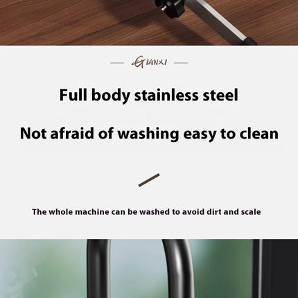 GIANXI Mutton Roll Slicer Machine Stainless Steel Meat Slicer Beef Thin Slice Frozen Meat Household Barbecue Hot Pot Cooking