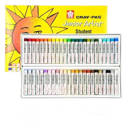 SAKURA Cray-Pas Artist Soft Oil Pastels for Kids Artists Oil Pastel Stick Painting Junior Children's Washable Drawing Crayons