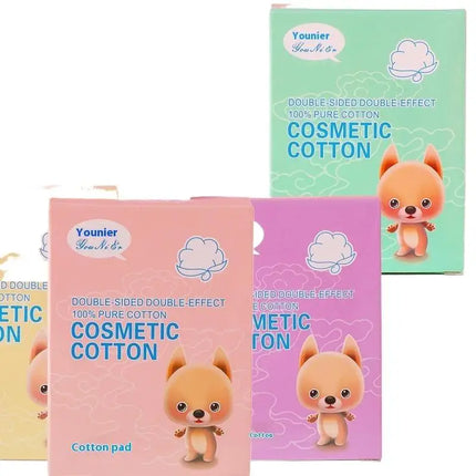 {CC44} 50/100 Pcs Thin Cotton Pads Soft Cotton Stretch Disposable For Face Wash Nail Polish Remover Cosmetic Makeup Tools