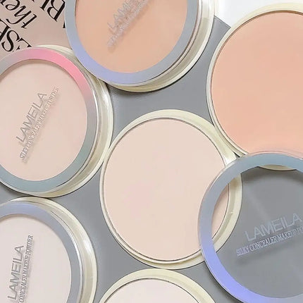 Soft Focus Makeup Natural Brightening Oil Control Concealer Waterproof Sweat Proof Longlasting Setting Powder Facial Cosmetics