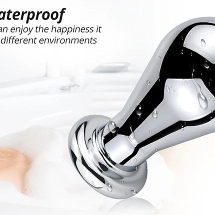 Runyu Large Anal Plug Metal Lighting Modeling Stainless Steel Butt Plug Women Men Anal Expansion Dildo Couple Adule Toy Trainer