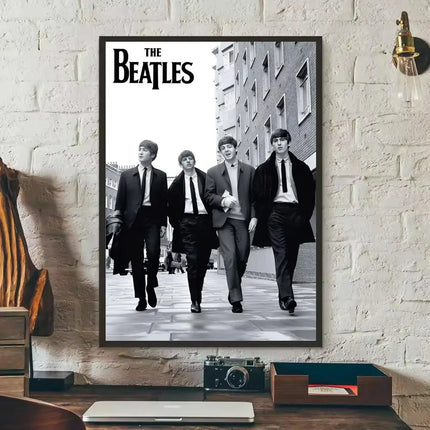 Band The B-Beatles Poster Stickers HD Waterproof Painting Wall Art for Bedroom Living Room Home Decor Decoration Gift