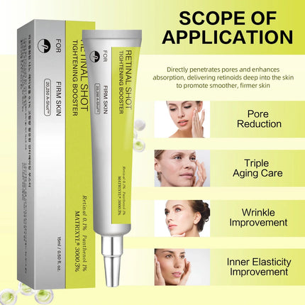 Retinol Vitamin C Hydrating Shot Tightening Booster Face Cream Eye serum Lightening Dark Circles Firming Moisturizer