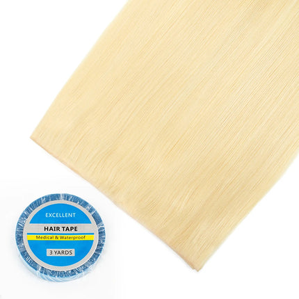 BOYMIA Invisible Long Tape PU Weft Human Hair Injected Tape In Hair Extensions Silky Easy to Use Remy Human Hair 12-22 Inch
