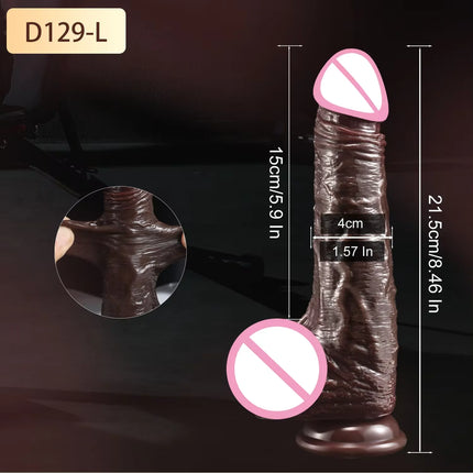 Realistic Dildo Sliding Foreskin Big Penis Suction Cup Dildos Female Masturbator Fake Dick Adult Anal Sex Toys for Women