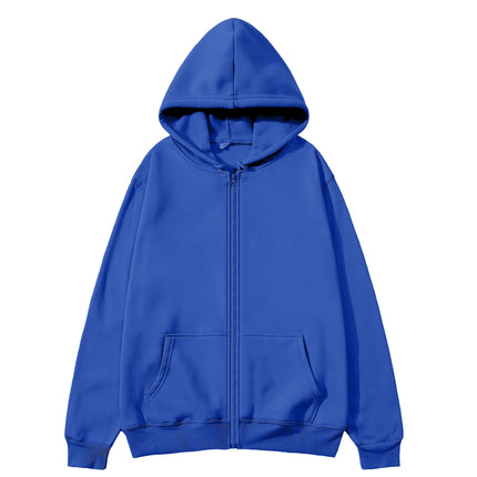 2025 Fashion Casual Black Grey Blue Zipper Hoodie Hip Hop Street Sweatshirt Skateboarding Men/Women Hoodie Men's Hoodie