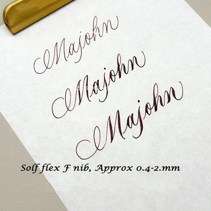 Majohn P139 Piston Fountain Pen Flexible / Flex Nib Writing Calligraphy Gift Pen