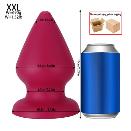 XXXL Fisting Butt Plug Training Dilator Small Huge Anal Plug Super Soft Anal Toys Suction Cup Big Sex Toy For Men Women Buttplug