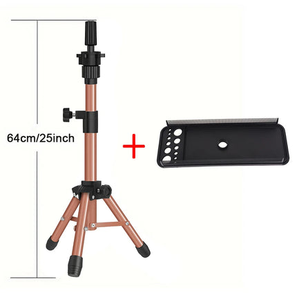 Multifunction Hair Extension Holder Hair Extension Tray with Wig Stand wig tripod Easy To Place Salon Hairdressing Styling Tool
