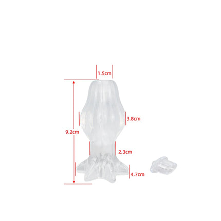 4 Sizes Butt Anal Plug Hollow Anus Open Tunnel Vaginal Dilator Training Ass Enema Dilatador Masturbator Sex Toys For Men Gay