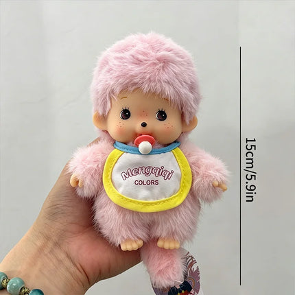 Monchhichi Plush Keychain Bag Hanging Accessories Kawaii Keychains Monkiki Doll Hanging Pendants Collection Birthday Gift モンチッチ