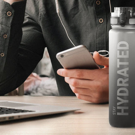 32oz Water Bottle Motivational Sport Water Bottle Leakproof Drinking Bottles Outdoor Sports Travel Kettle Drinking Water Bottle
