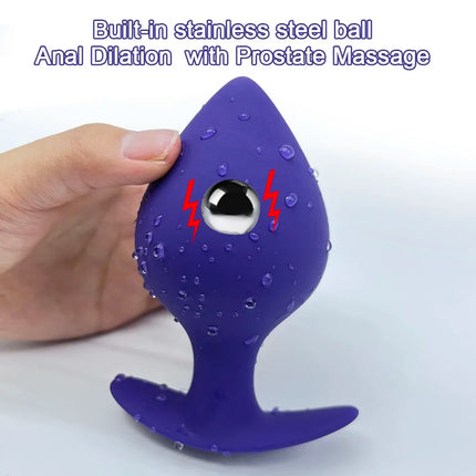 35-80mm Huge Anal Plug Anchor Base Silicone Anal Dilation Training Fisting Big ButtPlug for Man Prostate Massage Anal Sex Toy