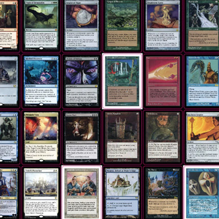 54 Pcs Black Core  Cards P9 Dual Land Fetch Land Shock Lands  Cards
