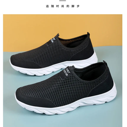 YRZL New Running Shoes for Men Breathable Sports Shoes Light Weight Fashion Summer Breathable Sneakers for Men Plus Size 39-46