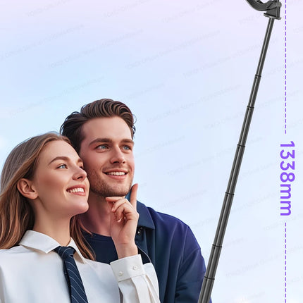 C22 AI Face Tracking Handheld Gimbal Stabiliser 360° Rotation Shoot Selfie Stick Tripod for Mobile Phone, 1/4'' Screw for Camera