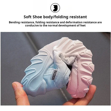 Children Sneakers Unisex Dad's Shoes Baby Boy Trainers Girls Shoes Clunky Sports Tennis Casual Flats Child Infant Footwear