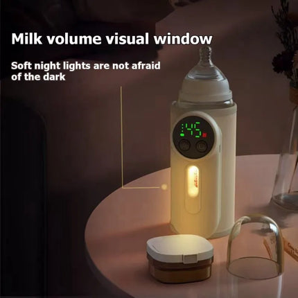 AT59 Universal Thermostatic Milk Warmer-Portable USB Milk Heating Device-Dual Functionality For Home And Travel Heater