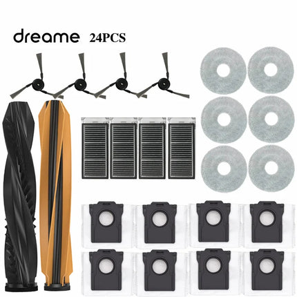 Dreame X50 Ultra / S40 Enhanced Edition Robot Vacuum Cleaner Accessories Main Roller Side Brush Hepa Filter Mop Dust Bag Parts
