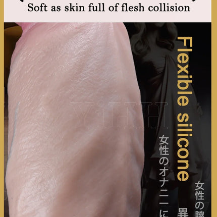 Oversized Soft Realistic Thick Dildo Big Dick Anal Plug Vaginal Masturbators Suction Cup Silicone Penis Gay Sex Toys for Women