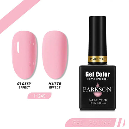 Parkson 12ml Nail Gel Polish TPO HEMA Free Glitter Semi Permanent Soak Off UV LED Long Wear Ultra Diamond Top Coat Varnish