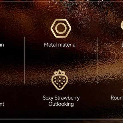 1pcs, Strawberry shaped metal anal plug, butt plug, dildos, adult women toys, adult men toys, adult pleasure, sexual wellness