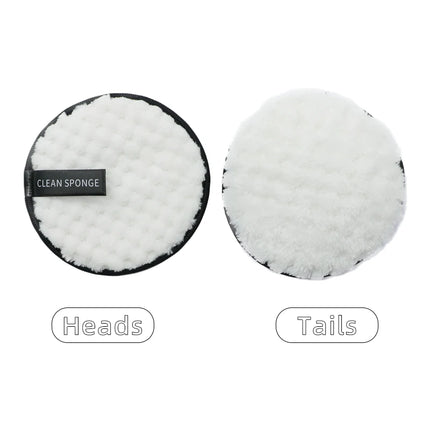 OGEYERO Reusable Makeup Remover Pads Cotton Wipes Microfiber Make Up Removal Sponge Cotton Cleaning Pads Tool